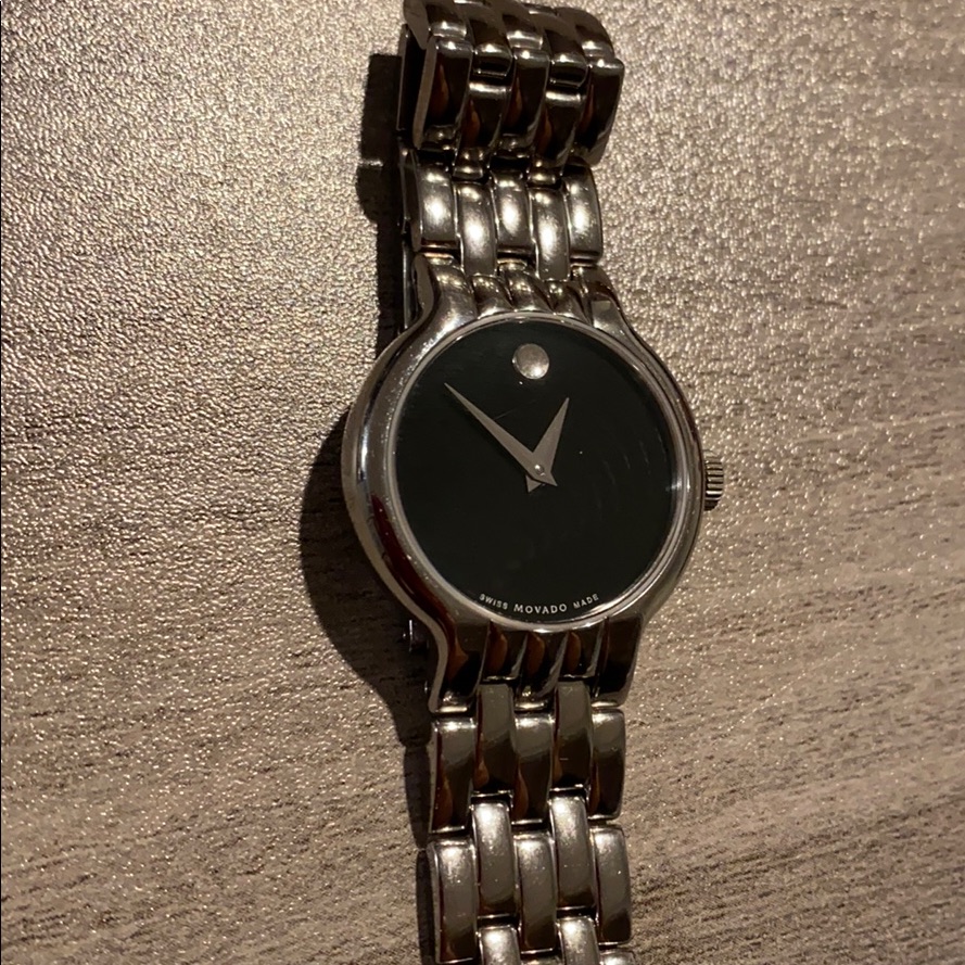 Authentic Classic Stainless Steel Movado